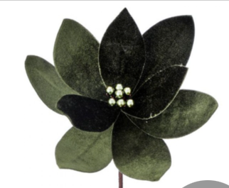 Velvet Emerald Stem Silk
