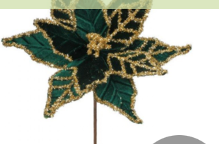 Green Velvet Stem Silk