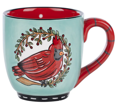 Red Bird Always With You Mug