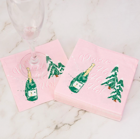 Prosec- HoHoHo Cocktail Napkins