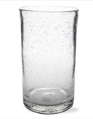 Tag Clear Bubble Glass Tumbler