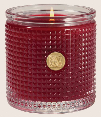 The Smell of Christmas/ Textured Glass Candle
