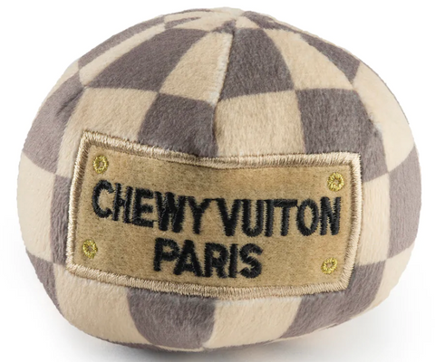 Checker Chewy Vuiton Ball/ Small