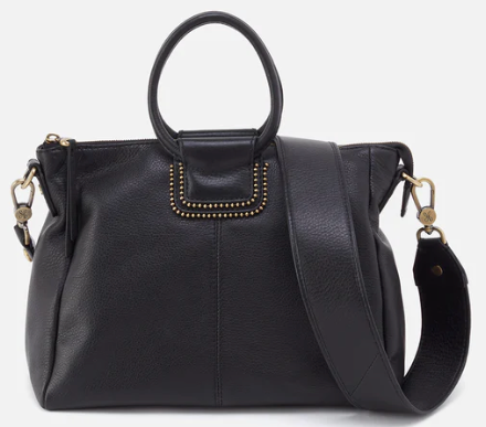 Sheila Mediam- Pebbled Leather Black