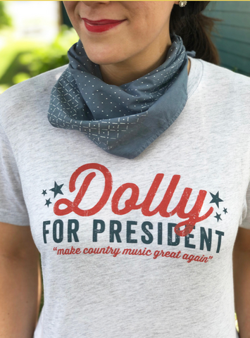 Dolly for President - ADULT - Heather White