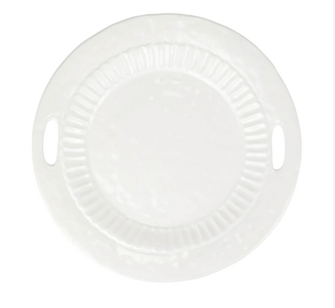 Pietra Serena Handled Round Tray
