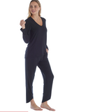 Amber - Long Sleeve Ankle PJ Set with Tulip Hem