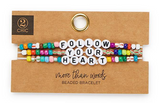 Multicolored Beaded Bracelet Set