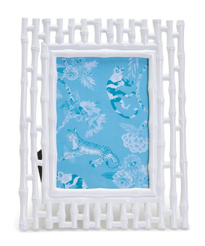 White Bamboo Photo Frame