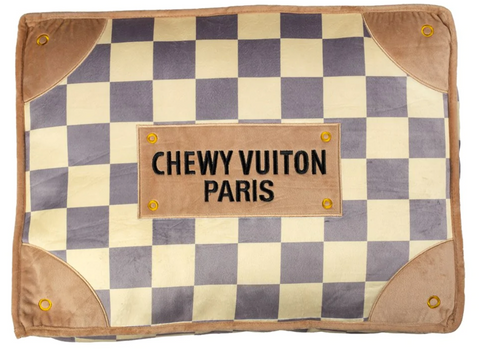 Checker Chewy Vuiton Bed