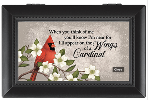 "Wings of a Cardinal" Musical Box
