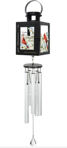 "Cardinals Appear" Lantern Chime