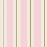 Pink & Gold Awning Stripe Napkins