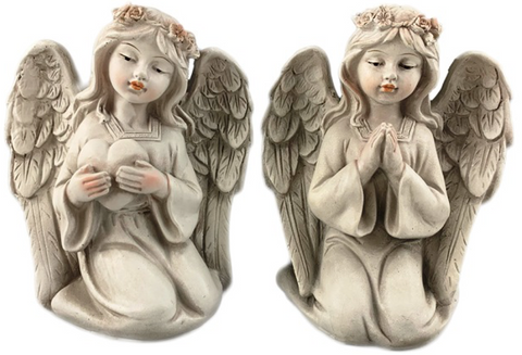 Angel Praying with Heart