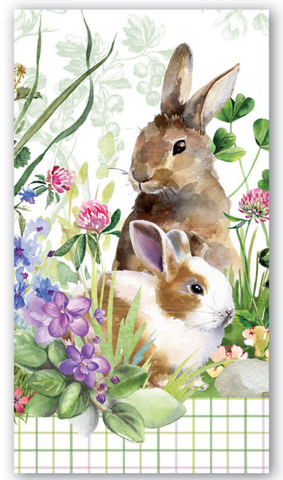 Bunny Meadow Hostess Napkins