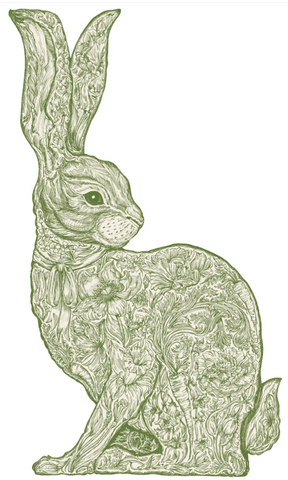 Die- Cut Greenhouse Hare Placemat