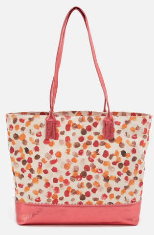 Shopper Tote/ Dots Print