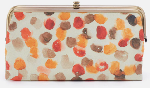 Lauren Clutch Wallets- Dots Print