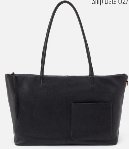 Tripp East West Tote- Black