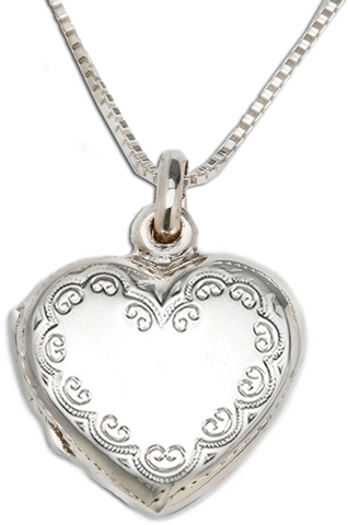 Sterling Silver Children's Heart Locket