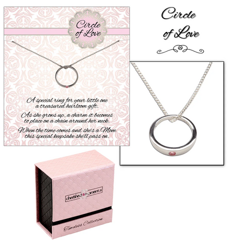 Circle of Love Keepsake Gift for Girls Baby Gift