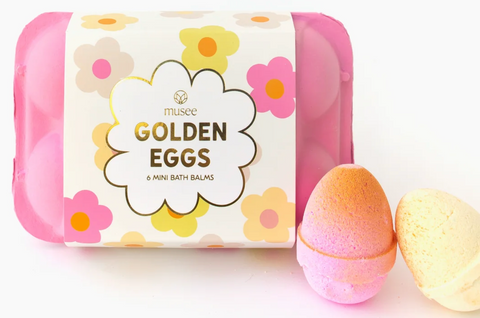 Pink Golden Eggs Bath Bomb