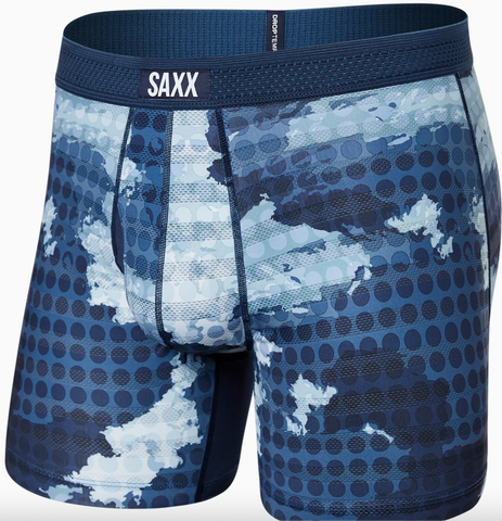DropTemp Cooling Mesh Boxer Brief- Cloud Drop Camp