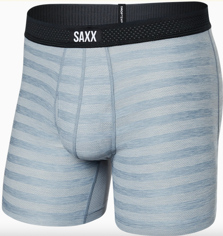 DropTemp Cooling Mesh Boxer Brief- Mid Grey Heather