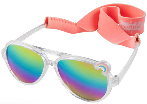 Clear Toddler Aviator Sunglasses