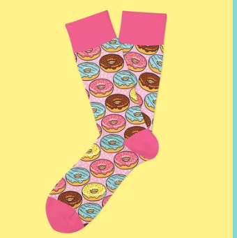 Go Nuts for Donuts Everyday Socks