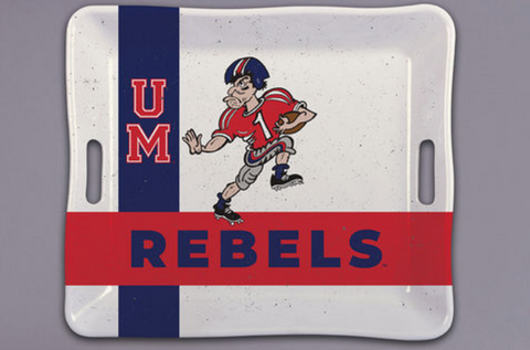 Ole Miss Tray with Handles