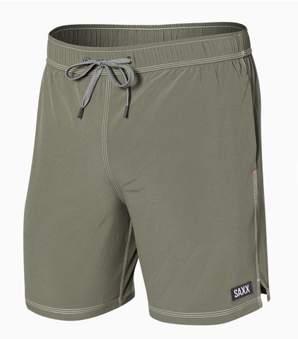 Cargo Grey - Saxx Swim Trunks