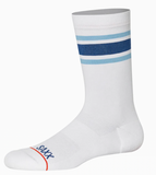 WHOLE PACKAGE Crew / Athletic Stripe- White