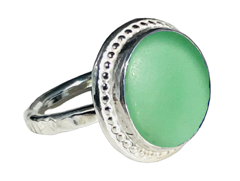 Seaglass Round Ring