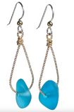 Seaglass Nugget Earrings