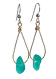 Seaglass Nugget Earrings