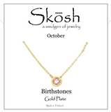 Gold Birthstone Bezel
