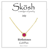 Gold Birthstone Bezel