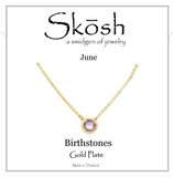 Gold Birthstone Bezel