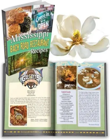 Mississippi Back Road Restaurant Recipes Cookbook