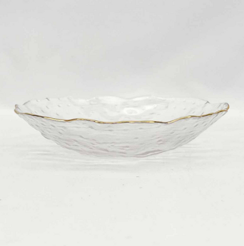 Provence serving Bowl Clear/Gold