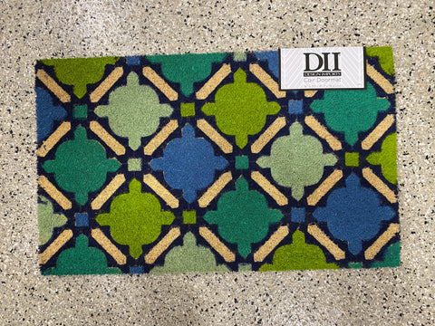 Blue Mosaic Doormat